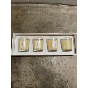 Pack Of 4 Kerastase Paris Scented Glassware Candles 3.17 oz NEW